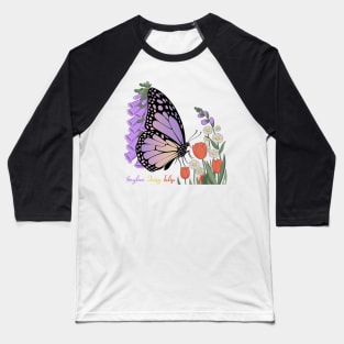 Foxglove-Daisy-Tulip Baseball T-Shirt